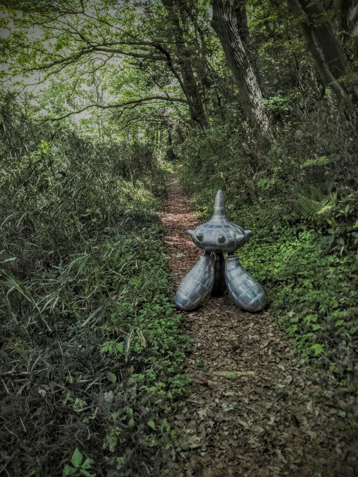 「宇宙船」永井キオと鉄のオブジェ達：ギャラリー吉